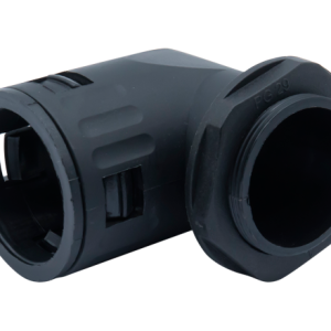 Polyamid 90° Dirsek Geçmeli Spiral Boru Rakor